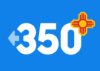 Logo of 350 New Mexico with Zia symbol by permission. The NM chapter of 350.org